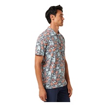 Travis Mathew Featherweight sand Herren Poloshirt, heather medium grey