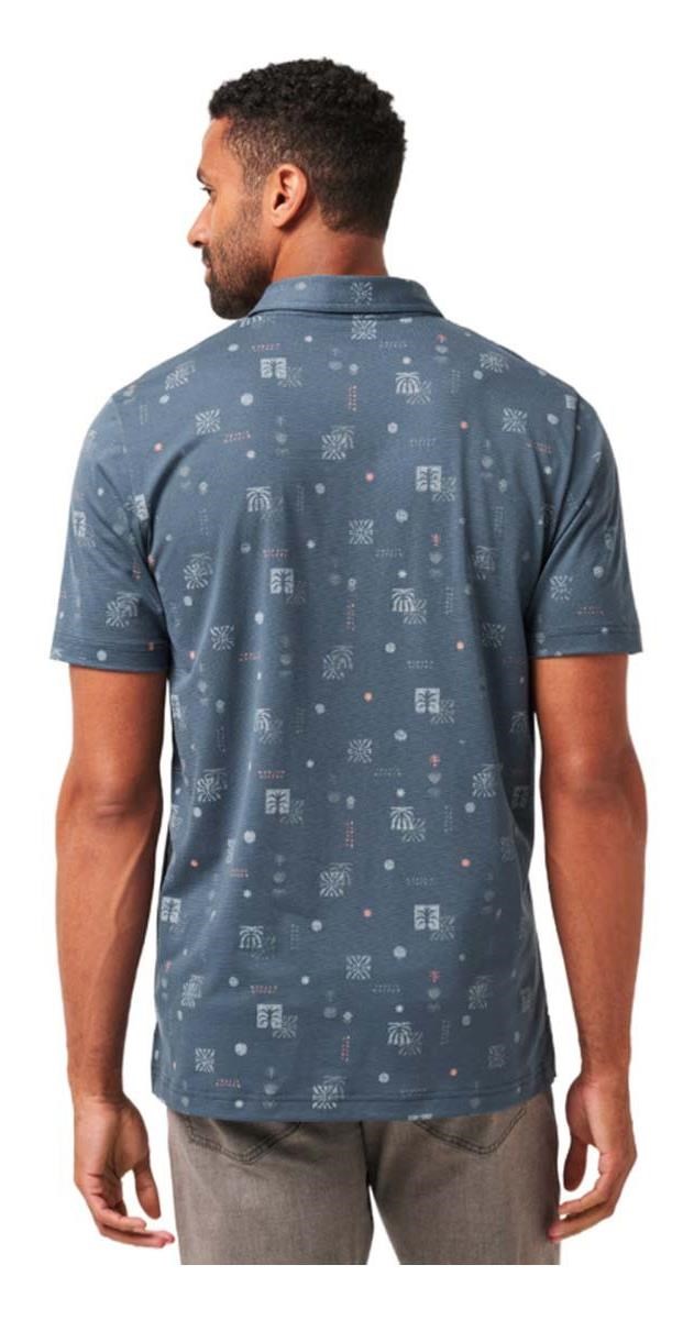 Travis Mathew Quick Trip Herren Poloshirt, mood indigo/vintage indigo