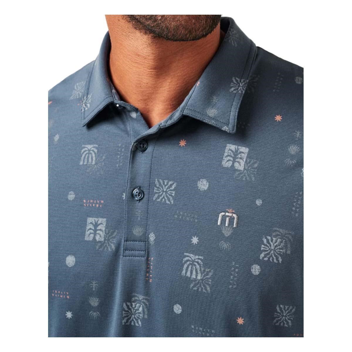 Travis Mathew Quick Trip Herren Poloshirt, mood indigo/vintage indigo