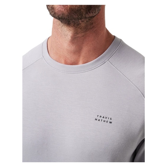 Travis Mathew Return Trip Herren Sweatshirt, grau