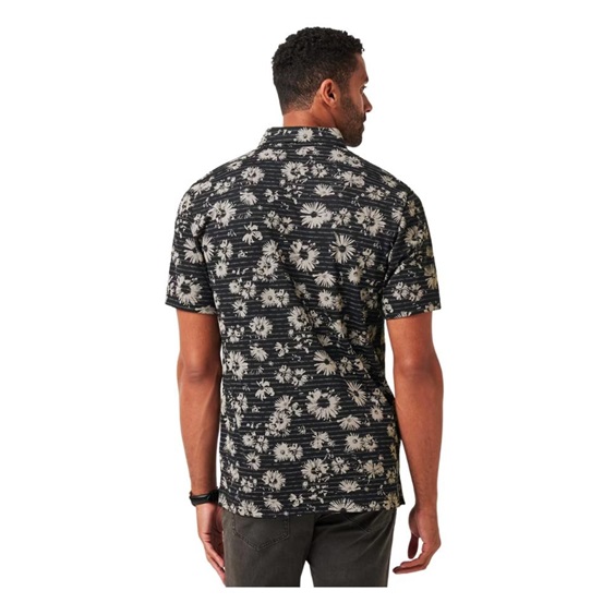 Travis Mathew Shaved Grove Herren Poloshirt, schwarz