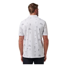 Travis Mathew Lost City Herren Poloshirt, weiss