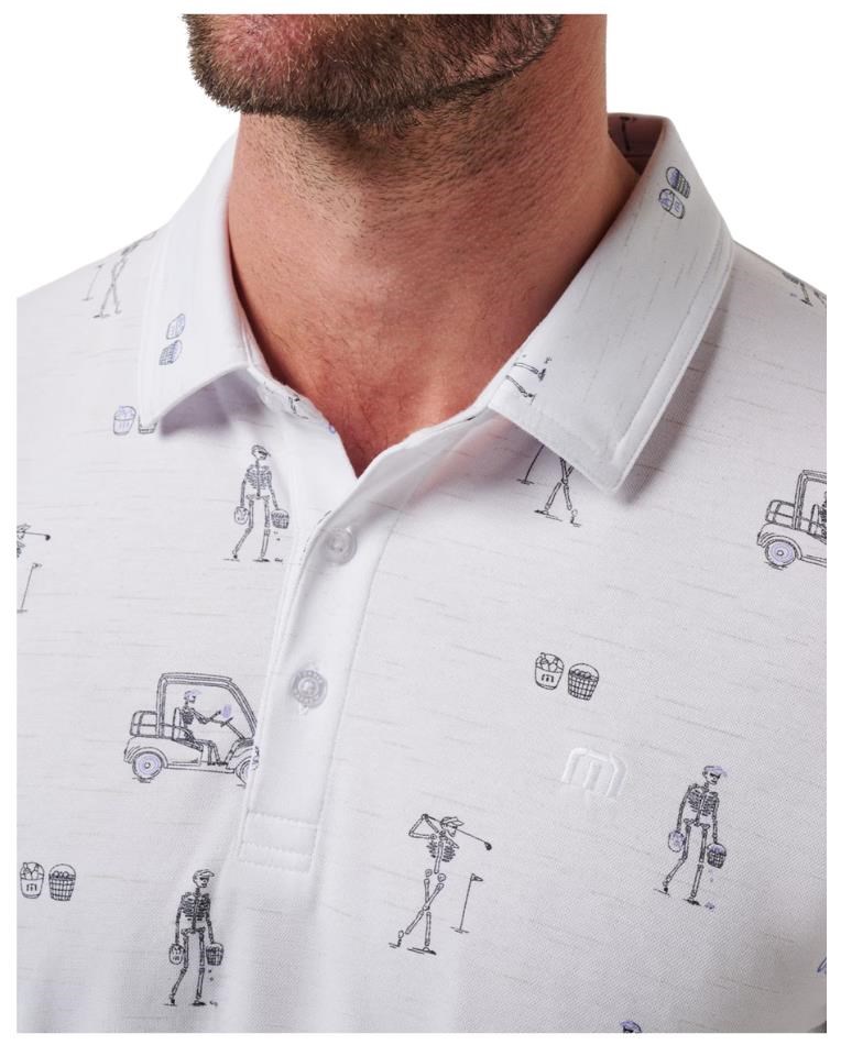 Travis Mathew Lost City Herren Poloshirt, weiss