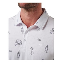 Travis Mathew Lost City Herren Poloshirt, weiss