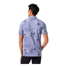 Travis Mathew Cruise Herren Poloshirt, heather violet storm