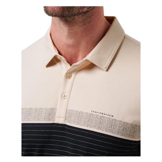 Travis Mathew Hang Glide Herren Poloshirt, italian sand