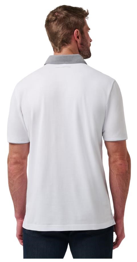 Travis Mathew Reservation Number Herren Poloshirt, weiss