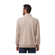 Travis Mathew CLOUD QUARTER ZIP 2.0 Hoodie Herren Sweatshirt, beige