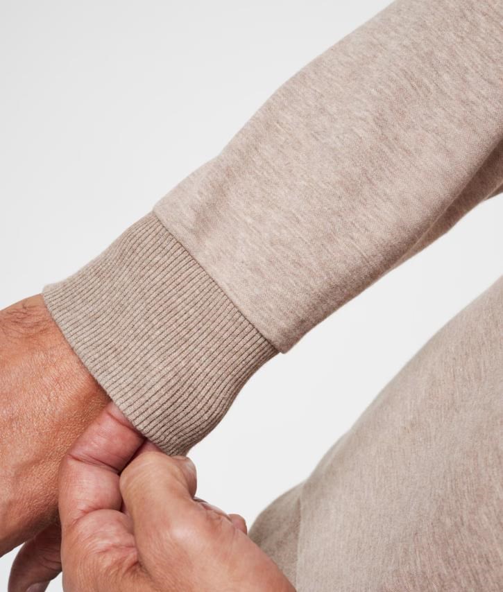 Travis Mathew CLOUD QUARTER ZIP 2.0 Hoodie Herren Sweatshirt, beige