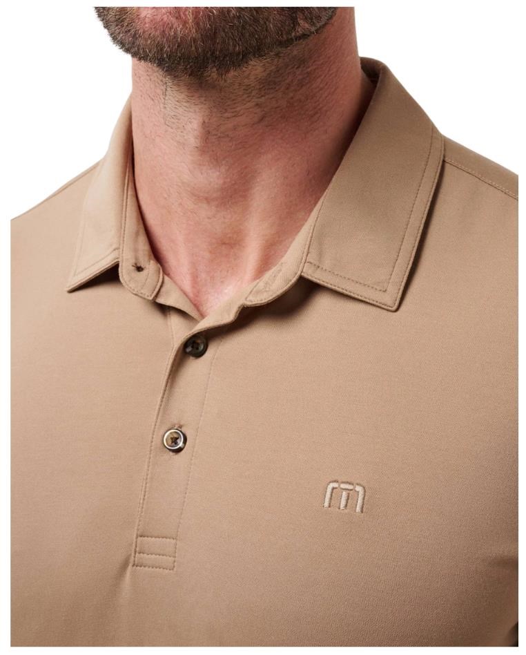 Travis Mathew Featherweight Herren Poloshirt, portabella
