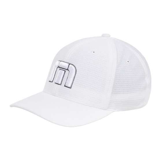 Travis Mathew B-Bahamas Fitted Herren Cap, weiss