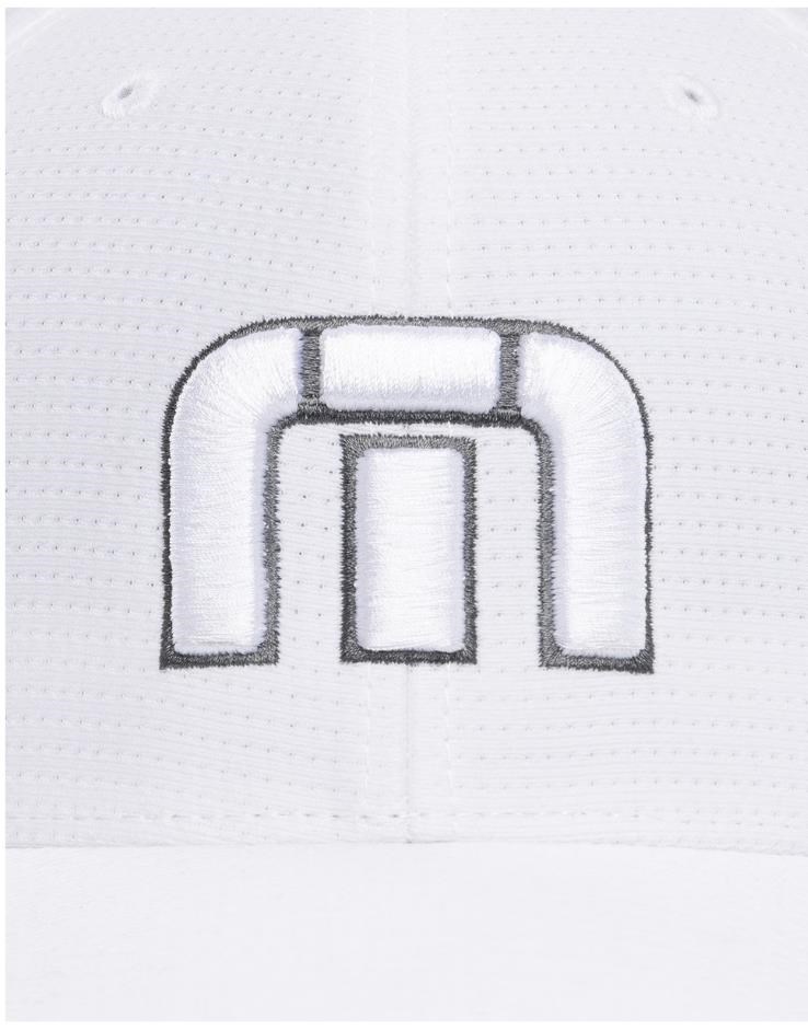 Travis Mathew B-Bahamas Fitted Herren Cap, weiss
