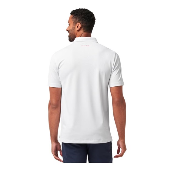 Travis Mathew Good Good Flourish Herren Poloshirt, weiss