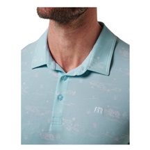 Travis Mathew Featherweight City Herren Poloshirt, cory blue