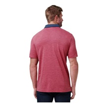 Travis Mathew Common Interest Herren Poloshirt, rose wine
