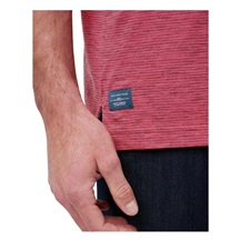 Travis Mathew Common Interest Herren Poloshirt, rose wine
