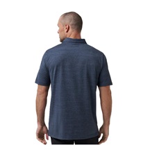 Travis Mathew The Heater Herren Poloshirt, vintage indigo/schwarz