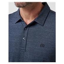 Travis Mathew The Heater Herren Poloshirt, vintage indigo/schwarz