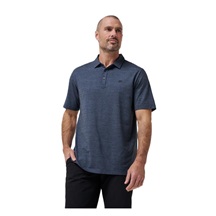 Travis Mathew The Heater Herren Poloshirt, vintage indigo/schwarz