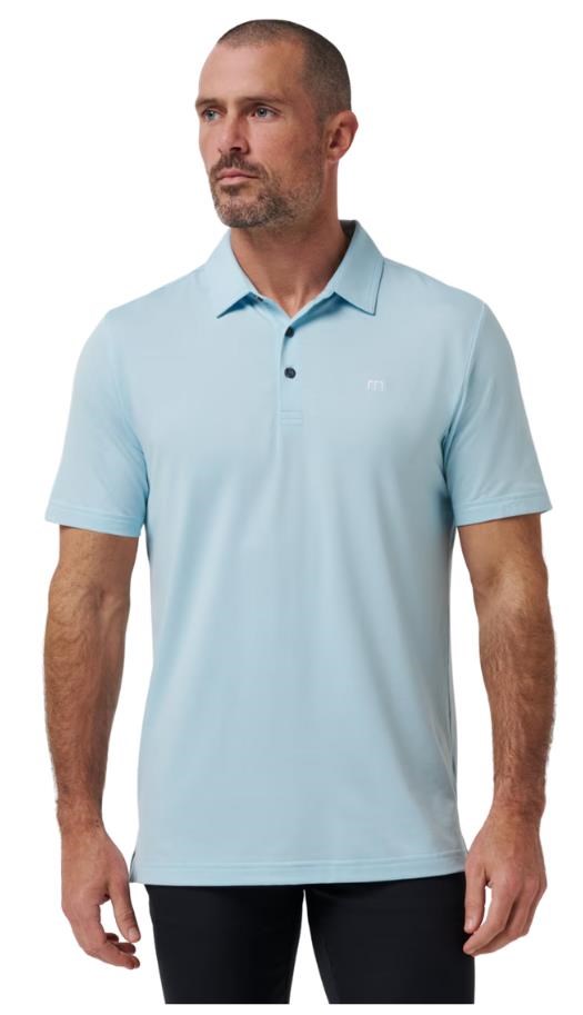 Travis Mathew Featherweight Herren Poloshirt, cory blue