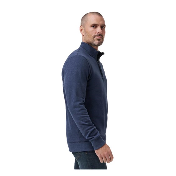Travis Mathew CLOUD QUARTER ZIP 2.0 Hoodie Herren Sweatshirt, dunkelblau