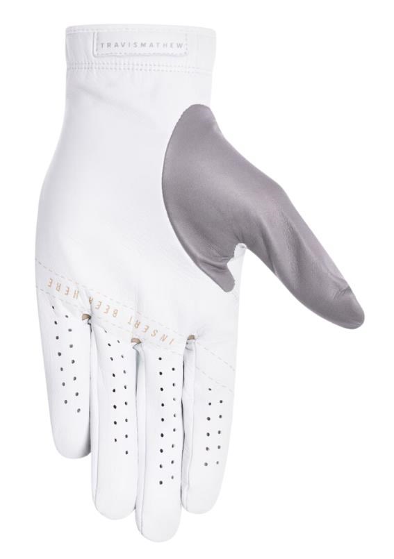 Travis Mathew Double Me 2.0 Herren Golfhandschuh, weiss