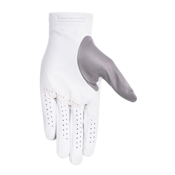 Travis Mathew Double Me 2.0 Herren Golfhandschuh, weiss