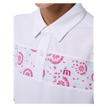 Travis Mathew Good Good Flourish Junior Poloshirt, weiss