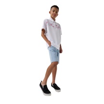 Travis Mathew Good Good Flourish Junior Poloshirt, weiss