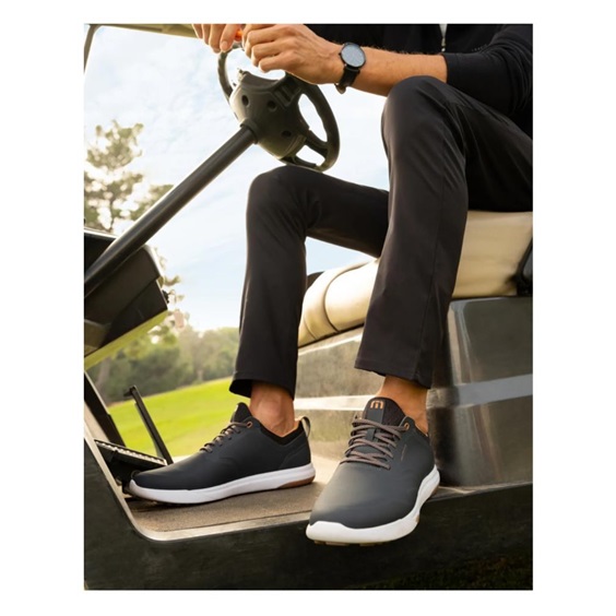 Travis Mathew The Daily Pro Plus Golf Herren Golfschuhe, ebony/almond