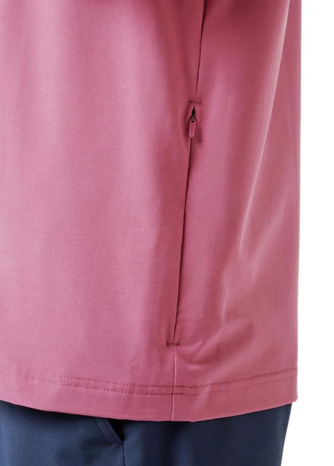 Travis Mathew AIR TRAM QUARTER ZIP Hoodie Herren Sweatshirt, rose wine