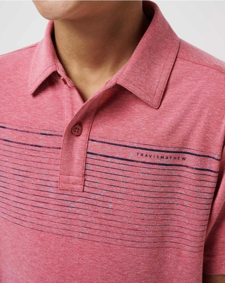 Travis Mathew FINAL CALL Junior Poloshirt, rosa