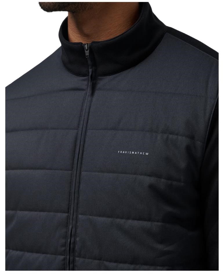 Travis Mathew Point of Sail Full Zip Herrenjacke, schwarz