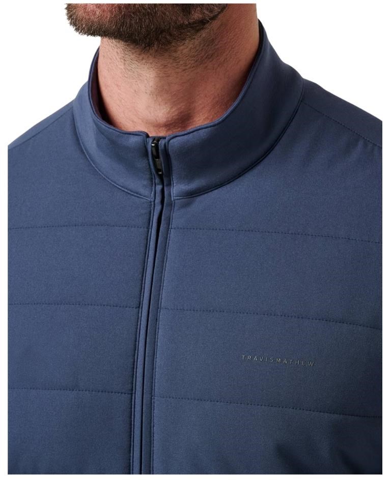 Travis Mathew Point of Sail Full-Zip  Herrenjacke, mood indigo