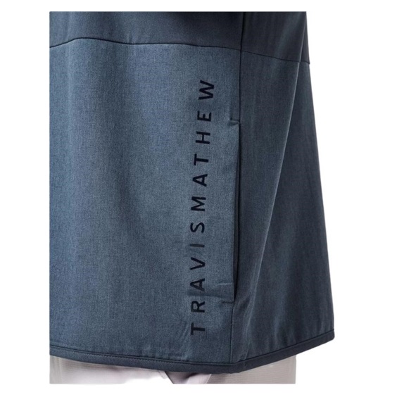 Travis Mathew Deepspace Full Zip hoodie Herren Sweatshirt, dunkelblau