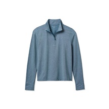 Travis Mathew Featherweightt Active zip long sleeve Damen Poloshirt, blau