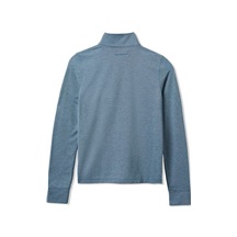 Travis Mathew Featherweightt Active zip long sleeve Damen Poloshirt, blau