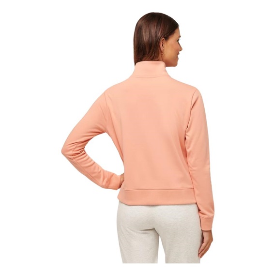 Travis Mathew Cloud Fleece Half-Zip Damen Sweatshirt, canyon sunset