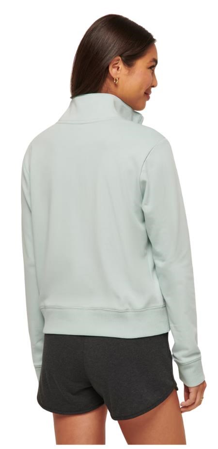 Travis Mathew Cloud Fleece Half-Zip Damen Sweatshirt, ether