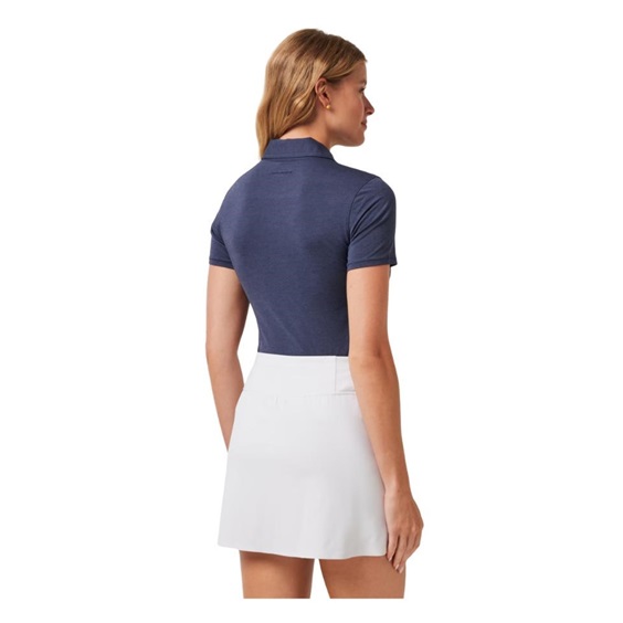 Travis Mathew Featherweight Active Damen Poloshirt, heather navy blazer