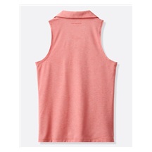 Travis Mathew Featherweight Active Damen ärmellos Poloshirt, lachsfarben