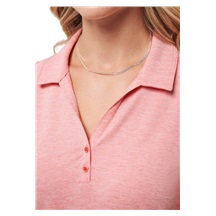 Travis Mathew Featherweight Active Damen ärmellos Poloshirt, lachsfarben