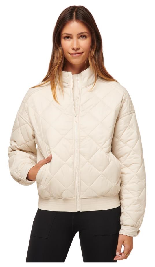 Travis Mathew Lights at Night Quilted Damen Jacke, pumice stone