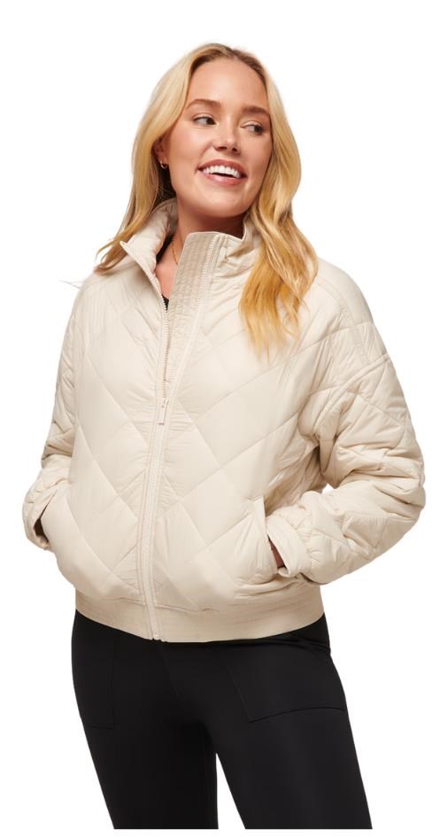 Travis Mathew Lights at Night Quilted Damen Jacke, pumice stone