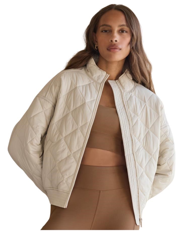 Travis Mathew Lights at Night Quilted Damen Jacke, pumice stone