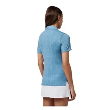 Travis Mathew Featherweight Active Printed Damen Poloshirt, smoke blue multi