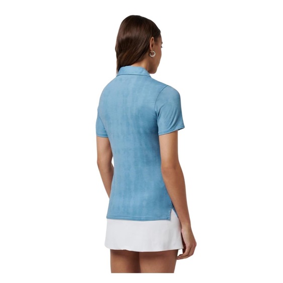 Travis Mathew Featherweight Active Printed Damen Poloshirt, smoke blue multi