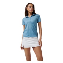 Travis Mathew Featherweight Active Printed Damen Poloshirt, smoke blue multi