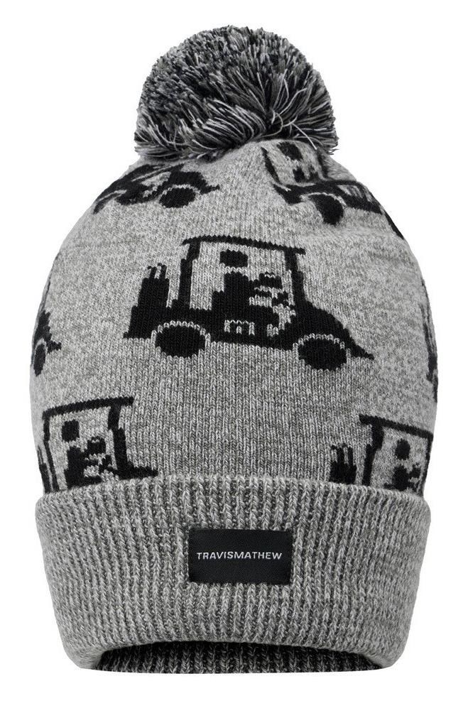Travis Mathew Mapes Herren Wintermütze, grau