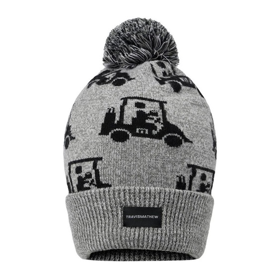 Travis Mathew Mapes Herren Wintermütze, grau